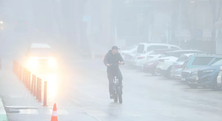 Kırklareli'nde sis etkili oldu