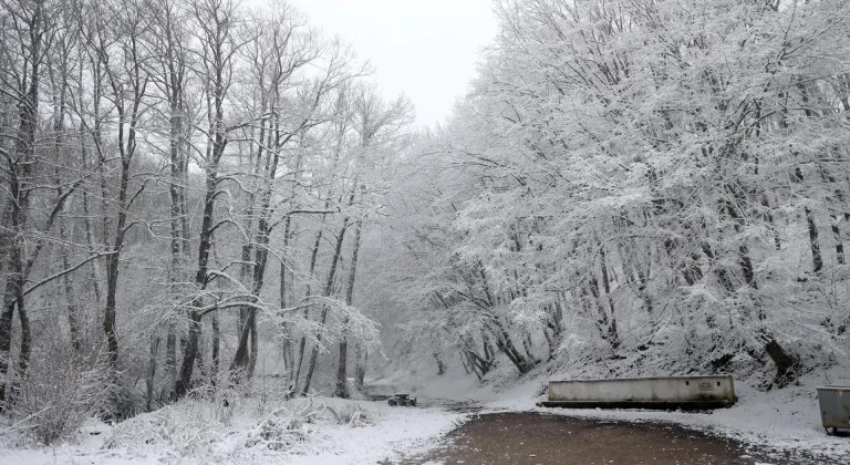 Kırklareli'nin yüksek kesimlerinde kar etkili oluyor