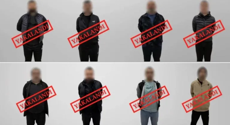 Kırmızı bültenle aranan 8 suçlu Gürcistan’da yakalanıp Türkiye’ye getirildi