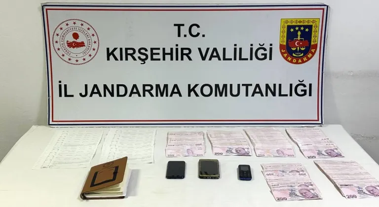 Kırşehir'de tefecilik operasyonunda 3 şüpheli yakalandı