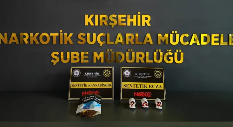 Kırşehir'de uyuşturucu operasyonlarında 2 zanlı tutuklandı