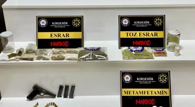 Kırşehir'de uyuşturucu operasyonunda yakalanan şüpheli tutuklandı