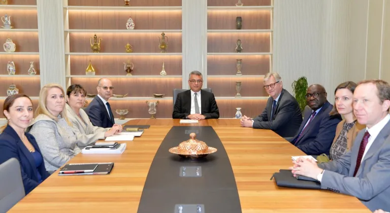 KKTC Cumhurbaşkanı Erhürman, BM Genel Sekreter Yardımcısı Lacroix'i kabul etti