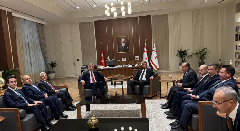 KKTC Cumhurbaşkanı Erhürman, Kültür ve Turizm Bakanı Ersoy ile görüştü