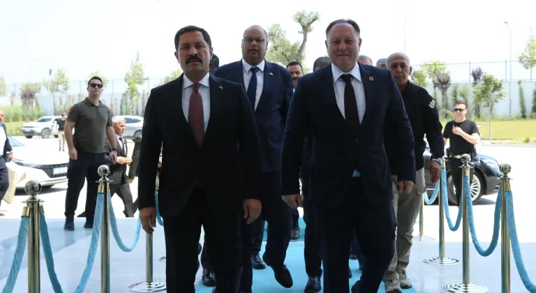 KKTC Cumhuriyet Meclisi Başkanı Öztürkler, Hatay Valiliğini ziyaretinde konuştu: