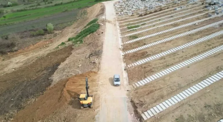 Kocaeli Kent Mezarlığı'nda Modern Genişletme Çalışması Devam Ediyor