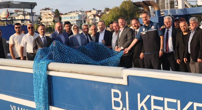 Kocaeli'de av sezonuna hazırlanan balıkçılar için tören düzenlendi