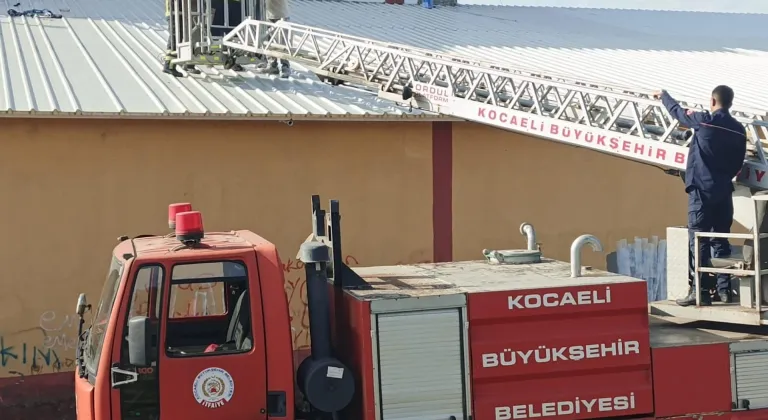 Kocaeli'de elektrik akımına kapılan işçi yaralandı