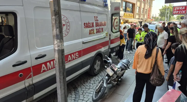 Konya'da bir kişi motosikletini çalan şüphelileri durdurmak isterken yaralandı