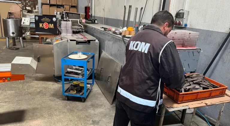 Konya'da çok sayıda kaçak ürünün ele geçirildiği iş yeri mühürlendi