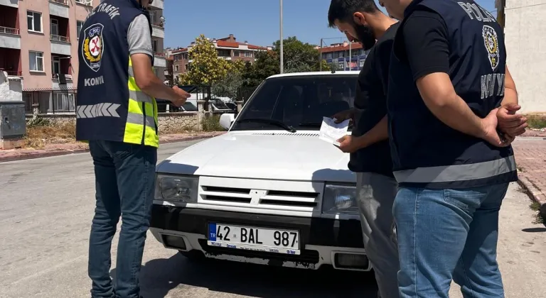 Konya'da drift yapan sürücüye 140 bin lira ceza kesildi