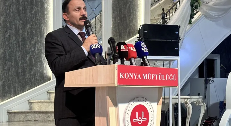 Konya'da Gazze'ye destek olan hayırseverler bir araya geldi