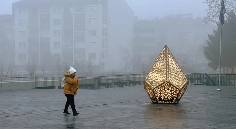 Konya'da sis etkili oluyor