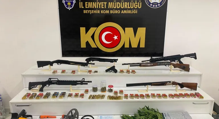 Konya'da tefecilik operasyonunda 4 şüpheli yakalandı