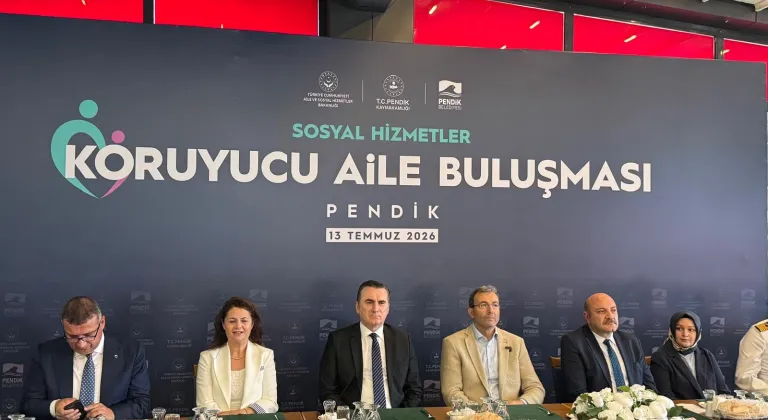 Koruyucu aileler Pendik'teki yemekte buluştu