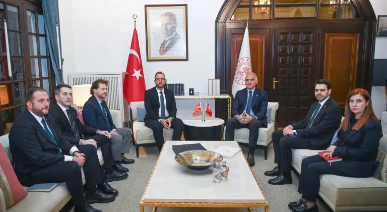 Kültür ve Turizm Bakanı Ersoy, Kuzey Makedonyalı mevkidaşıyla bir araya geldi