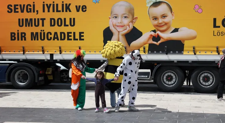 LÖSEV'in "İyilikler Tırı"ndan Sivas'ta hasta çocuklar ve ailelerine yardım