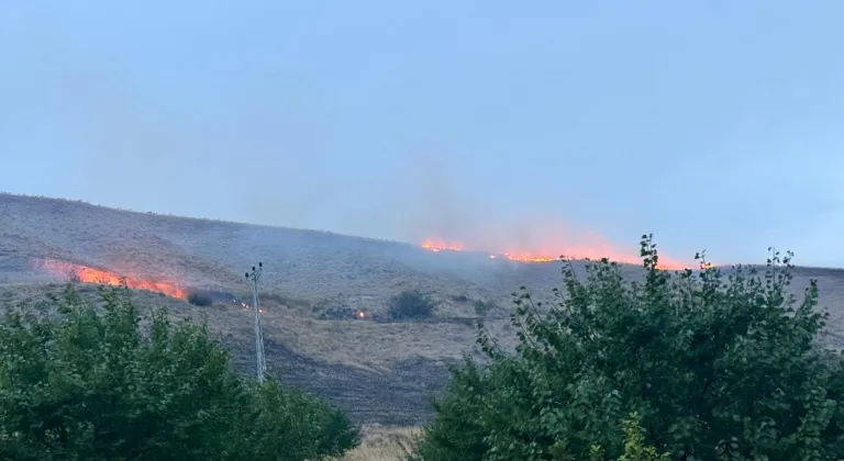 Malatya'da otluk alanda çıkan yangın söndürüldü