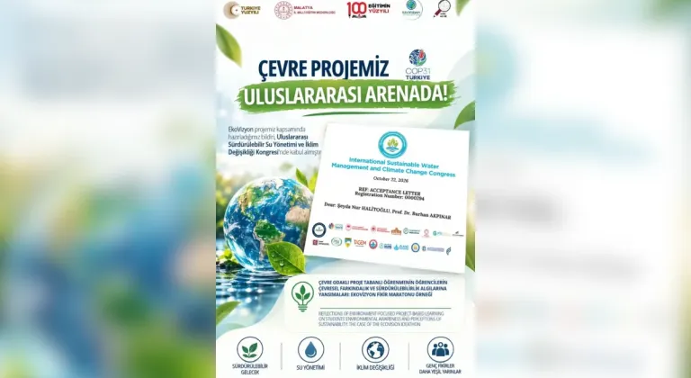 Malatya’nın çevre projesi uluslararası kongreye kabul edildi