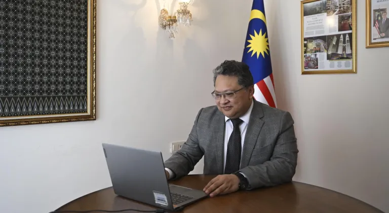 Malezya'nın Ankara Büyükelçisi Sazali, AA'nın "Yılın Kareleri" oylamasına katıldı