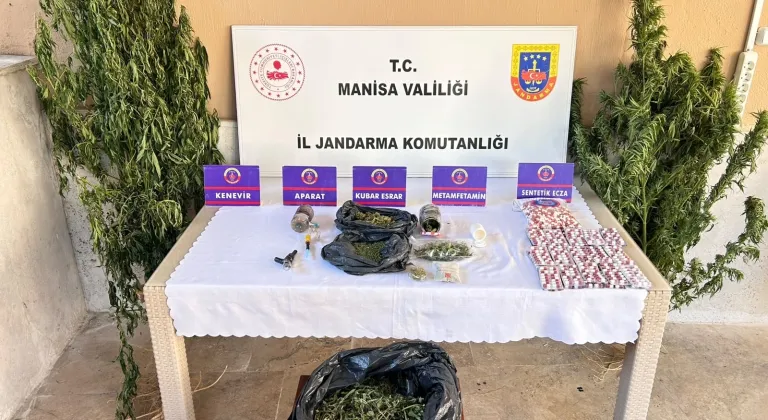 Manisa'da uyuşturucu operasyonunda yakalanan 4 şüpheli tutuklandı