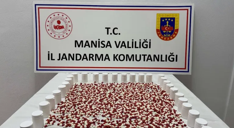 Manisa'daki uyuşturucu operasyonlarında 86 bin 654 sentetik ecza hapı ele geçirildi