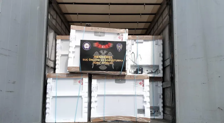 Manisa'dan "adresine ulaşmayan" 148 beyaz eşya, İzmir'de ele geçirildi