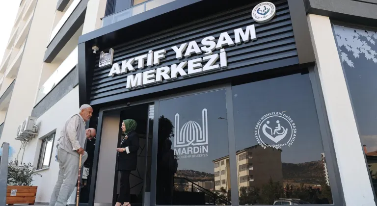 Mardin'de 65 yaş üstü bireyler Aktif Yaşam Merkezi'nde sosyalleşiyor