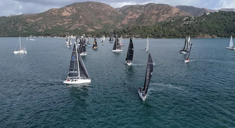 Marmaris MIYC Kış Trofesi Yat Yarışları'nın 2. ayağı başladı