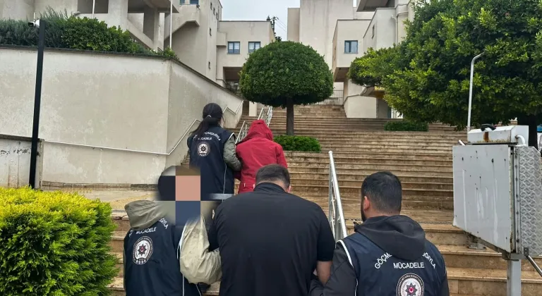 Marmaris'te kesinleşmiş hapis cezası bulunan 2 hükümlü yakalandı