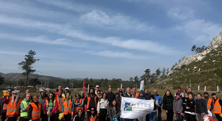 Marmaris'te otelciler yanan orman alanlarına fidan dikti