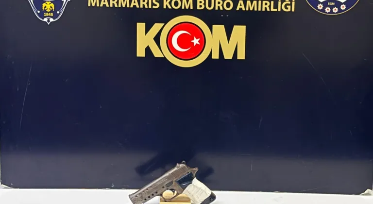 Marmaris'te ruhsatsız silahla yakalanan şüpheli tutuklandı