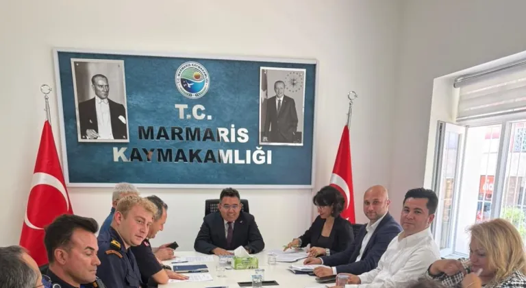 Marmaris'te suda boğulma olaylarını önleme toplantısı yapıldı