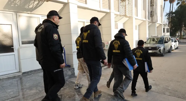 Mersin merkezli 9 ilde "sahte ilan" operasyonunda gözaltına alınan 7 şüpheli tutuklandı