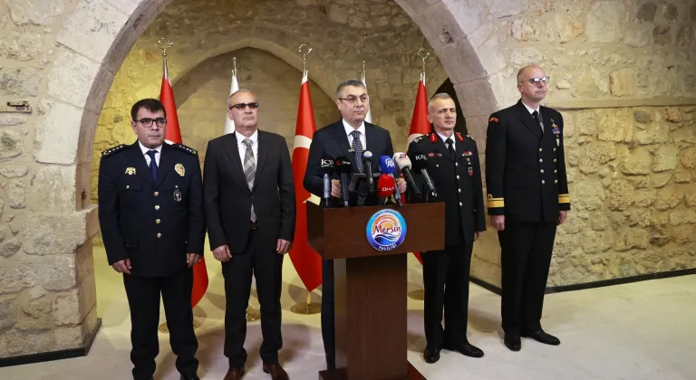 Mersin Valisi Atilla Toros ocak ayındaki asayiş çalışmalarını değerlendirdi: