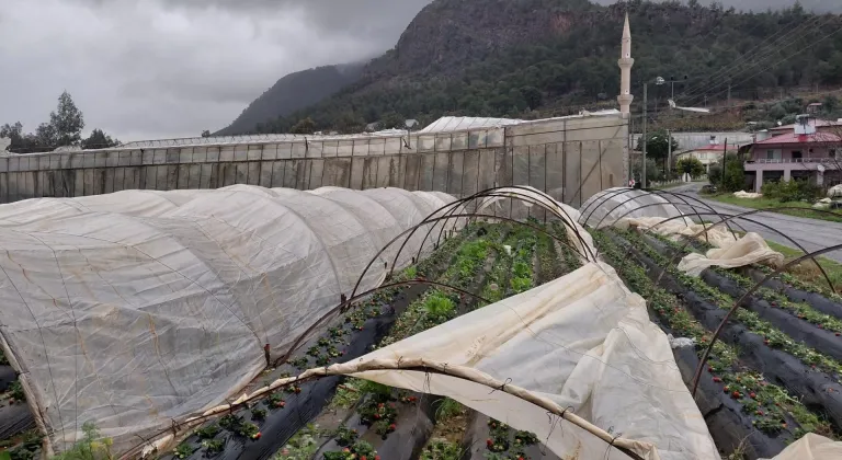 Mersin'de sağanak ve şiddetli rüzgar etkili oldu
