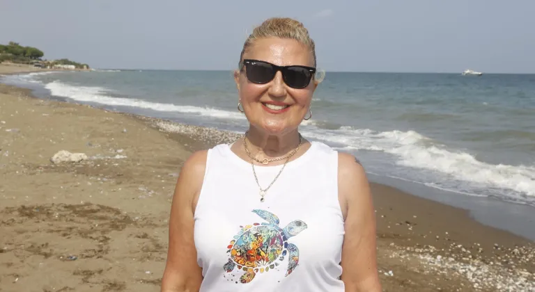 Mersin'de uydu takip cihazı takılan 2 yeşil deniz kaplumbağası denizle buluşturuldu