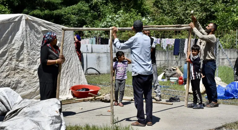 Mevsimlik tarım işçileri fındık hasadı için Ordu'ya geldi