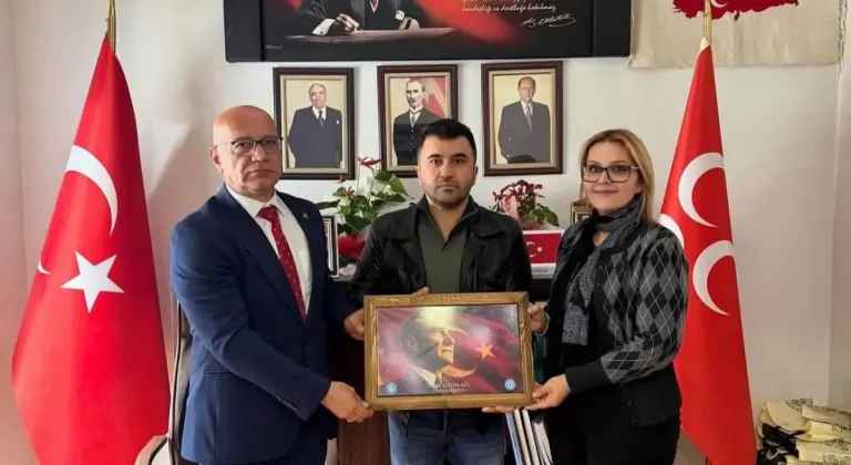 MHP Ardahan İl Başkanı Köseliören’den MHP Kars İl Başkanı Okyay’a kardeşlik ziyareti