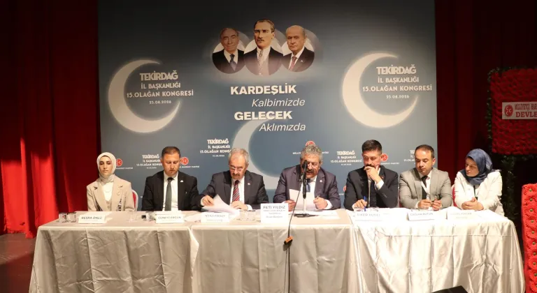 MHP Genel Başkan Yardımcısı Feti Yıldız Tekirdağ İl Kongresi'nde konuştu: