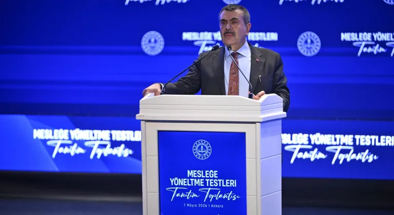 Milli Eğitim Bakanı Tekin, "Mesleğe Yöneltme Testleri"nin tanıtım toplantısında konuştu: