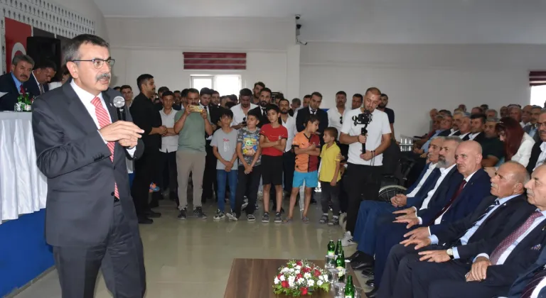 Milli Eğitim Bakanı Tekin, Şırnak'ta "Genişletilmiş İl Danışma Meclisi Toplantısı"nda konuştu: