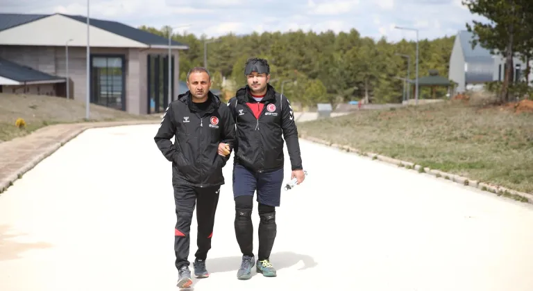 Milli golbolcü Yunus Emre'nin hedefi Çin'de yapılacak dünya şampiyonasında birincilik