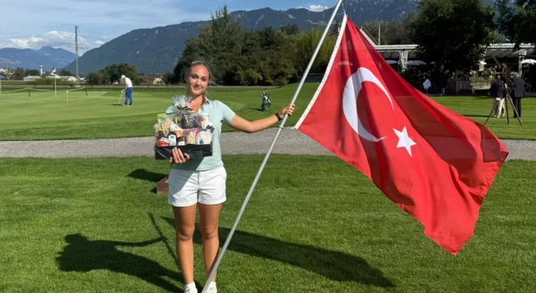 Milli golfçü Deniz Sapmaz, Lihtenştayn'daki turnuvada 2'nci oldu