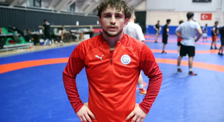 Milli güreşçi Ahmet Duman'ın hedefi altın madalya