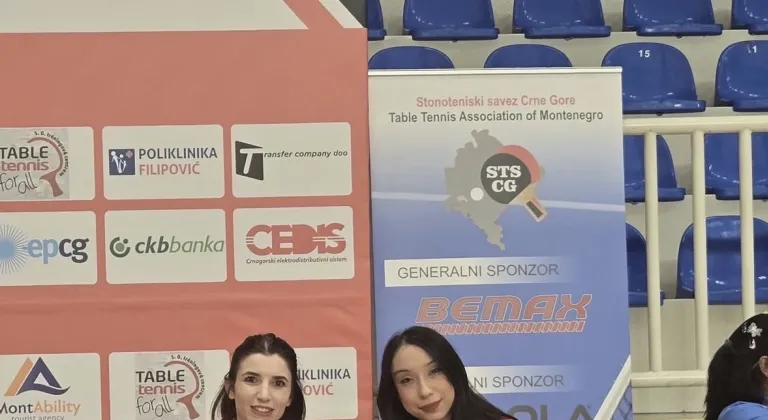 Milli para masa tenisçiler, Karadağ'daki turnuvada 3 madalya kazandı