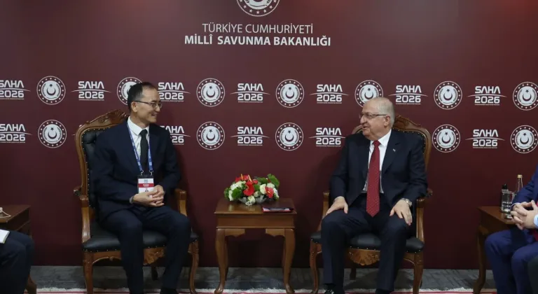 Milli Savunma Bakanı Güler, Çin Halk Cumhuriyeti Ankara Büyükelçisi Xuebin'i kabul etti