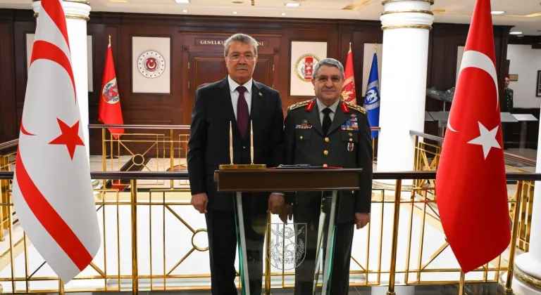 Milli Savunma Bakanı Güler, KKTC Başbakanı Üstel ile görüştü