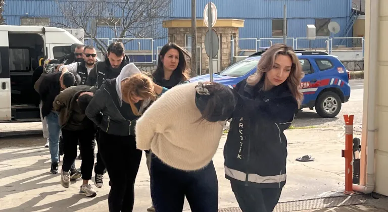 Muğla'da uyuşturucu operasyonunda yakalanan 5 zanlı tutuklandı