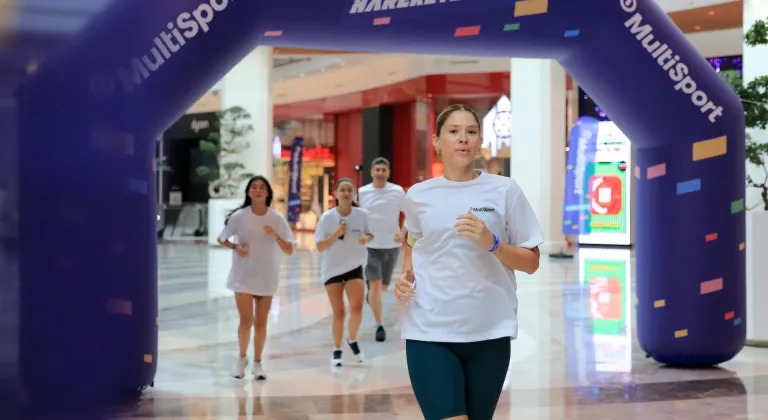 MultiSport Türkiye'den İzmir'de alışveriş merkezinde koşu etkinliği